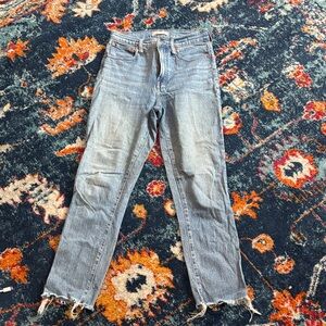 Light Blue Distressed Jeans